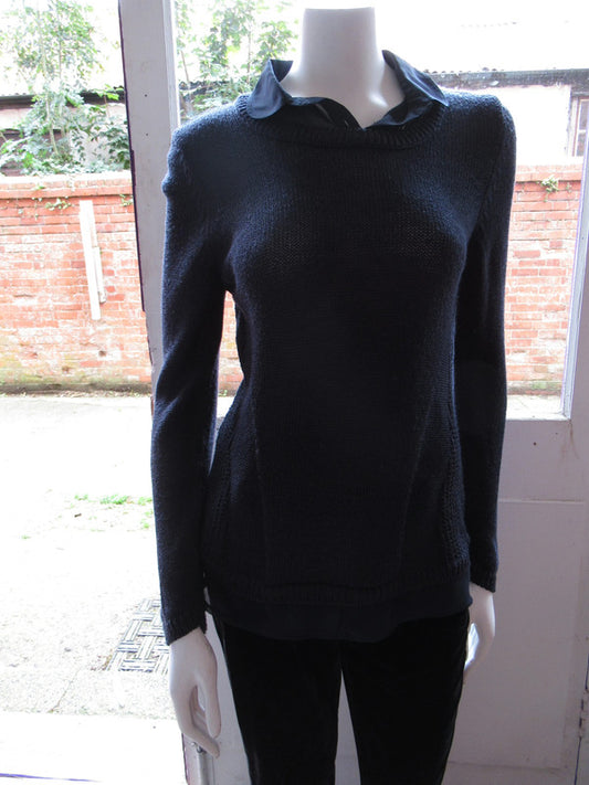 Fab navy jumper shirt