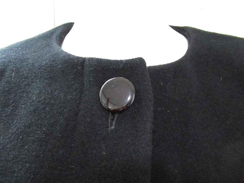 Black wool blend size 16 short jacket