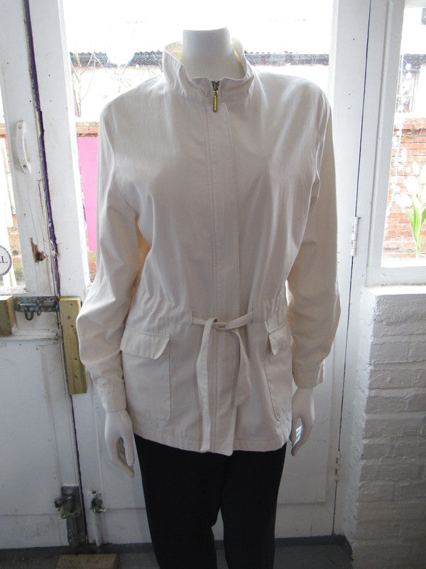 Lightweight cream jacket