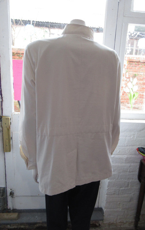 Lightweight cream jacket