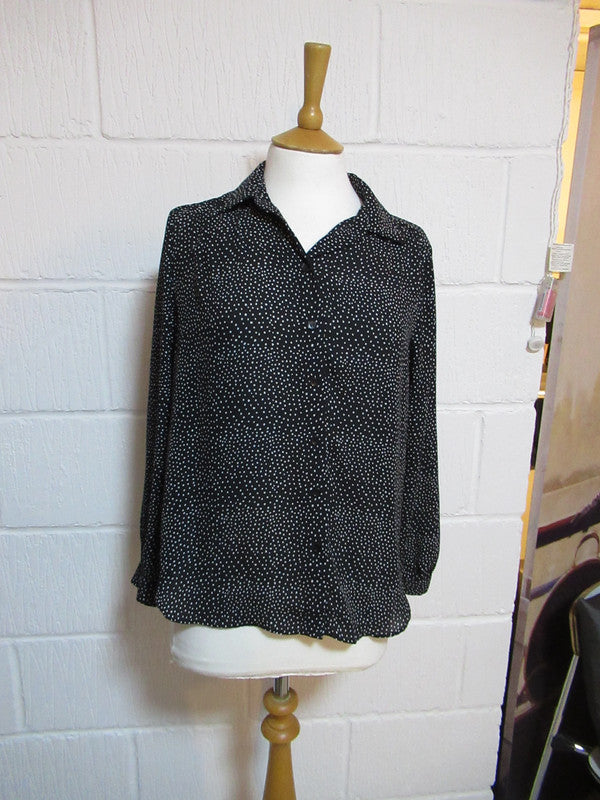 Black & White spotty blouse