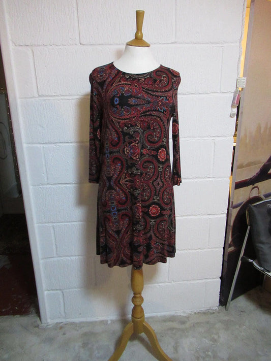 Paisley Print Dress